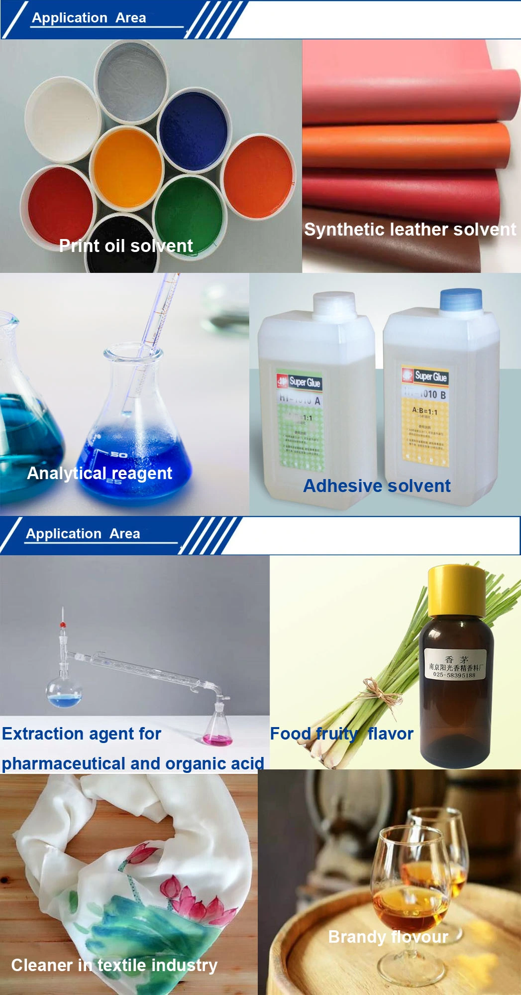 Chemical Raw Material of Acetamide, Acetoacetate, Methyl Heptenone CAS 141-78-6 Acetic Acid