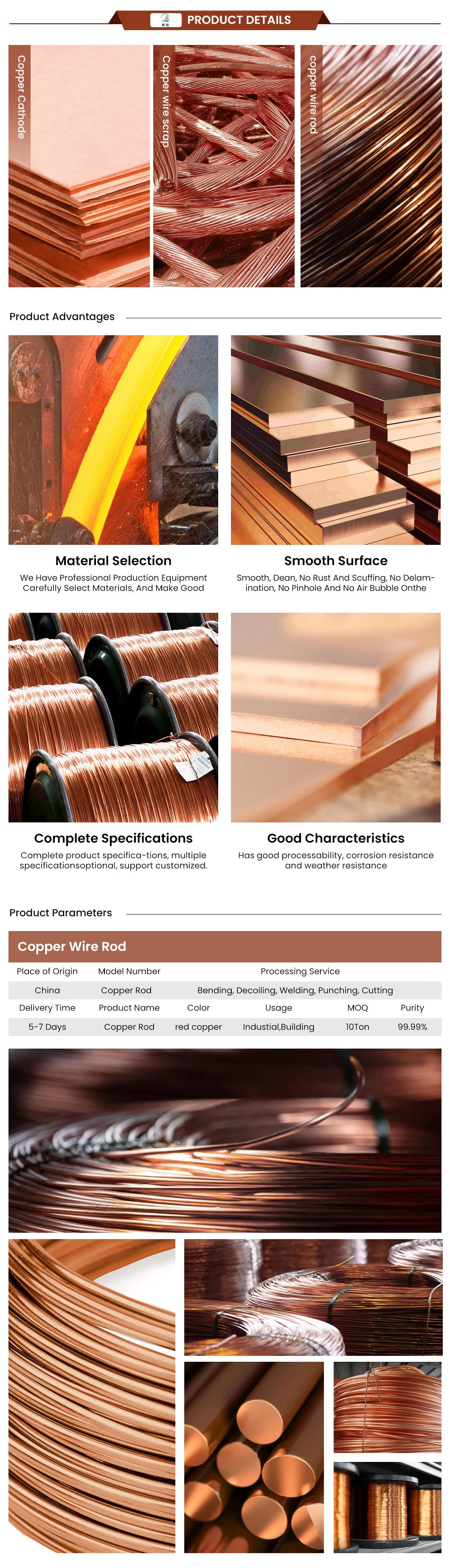 Metal Materials Copper Foil Copper Cathode Top Grade Copper Cathode 99.99% Copper Cathodes for Sale